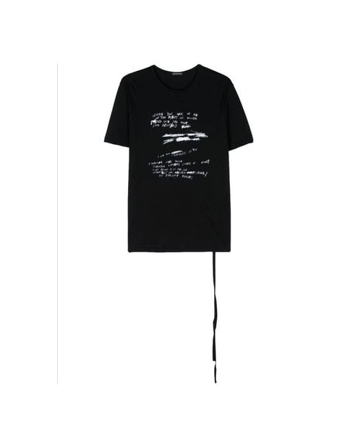 T-shirt di Ann Demeulemeester in Black