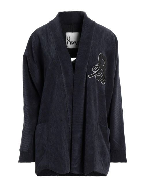 8pm Blue Jacket Polyester, Nylon, Elastane