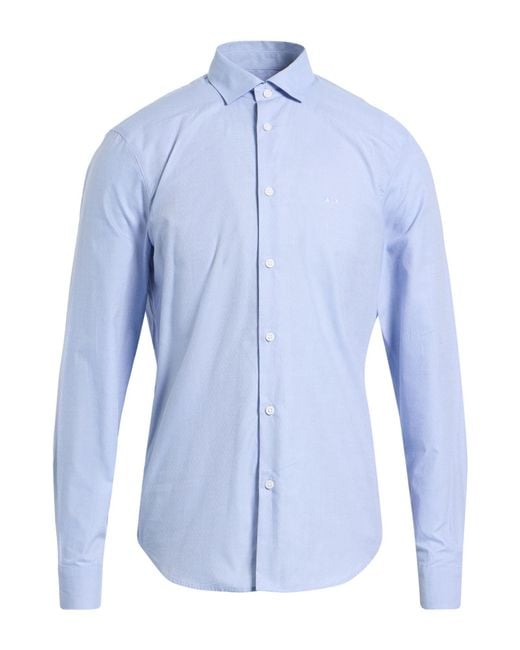 ARMANI EXCHANGE Blue Shirts for men