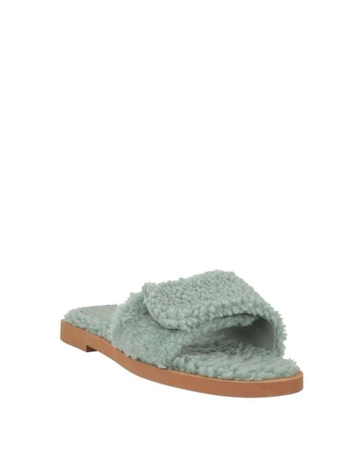 Paloma Barceló Green Sandals Leather