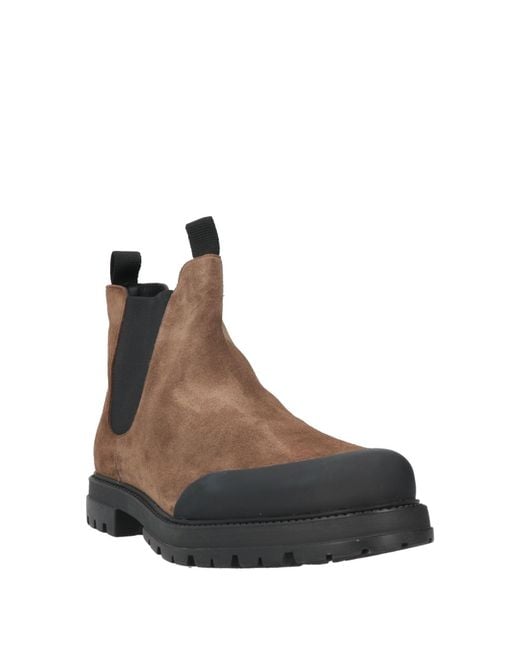 Peuterey Brown Ankle Boots for men