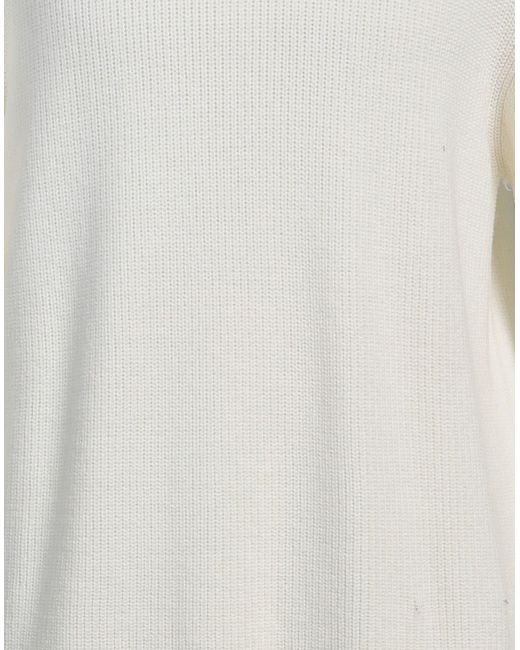 Amaranto White Turtleneck for men