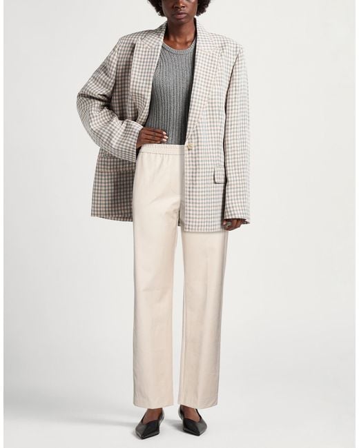 8pm Natural Pants Polyurethane, Viscose