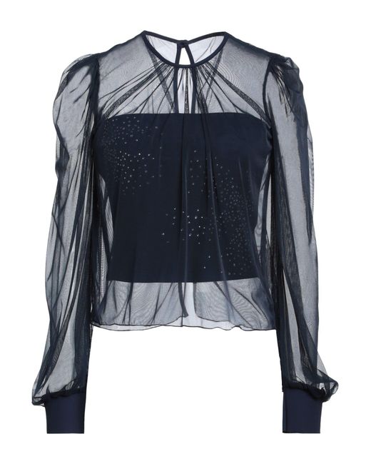 La Petite Robe Di Chiara Boni Blue Top