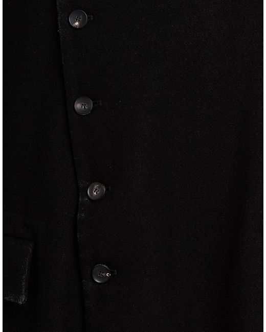 Masnada Black Coat Wool, Polyamide for men