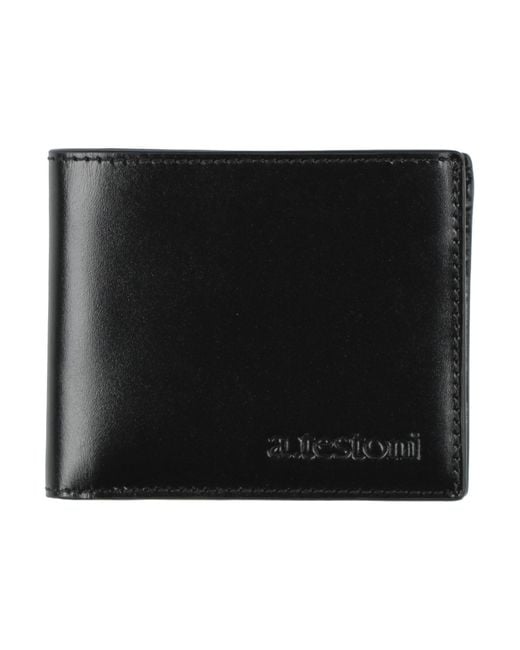 Testoni Black Wallet for men