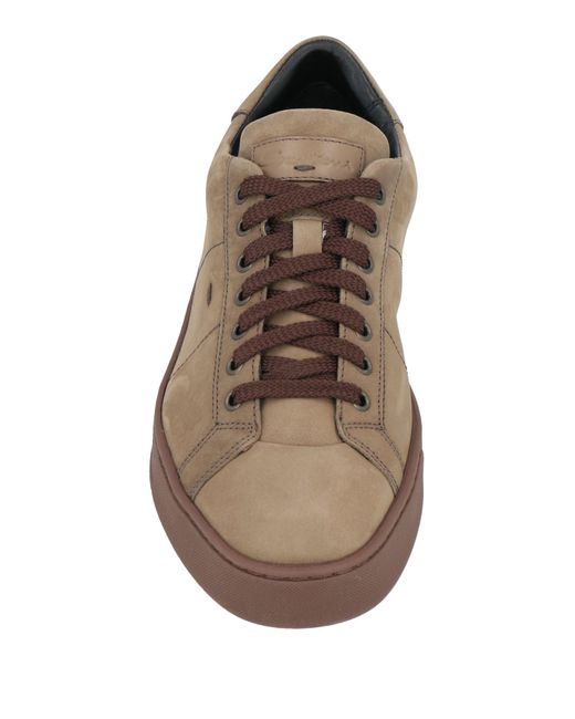 Santoni Brown Trainers for men
