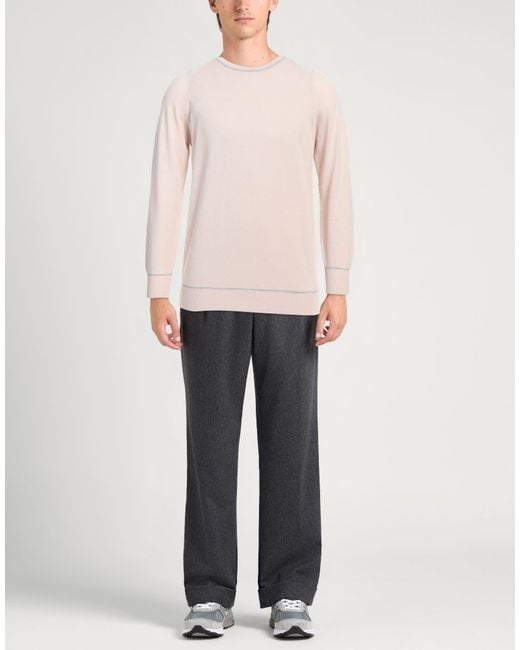 Eleventy Pink Platinum Sweater Wool for men