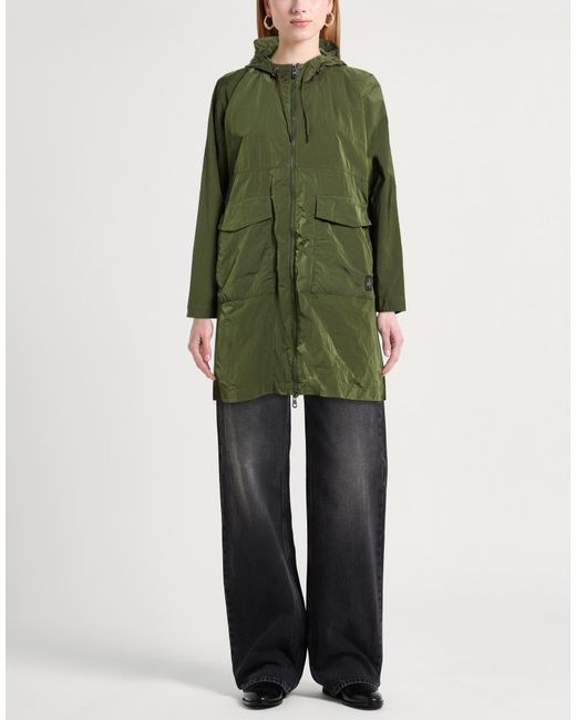 Refrigiwear Green Overcoat & Trench Coat