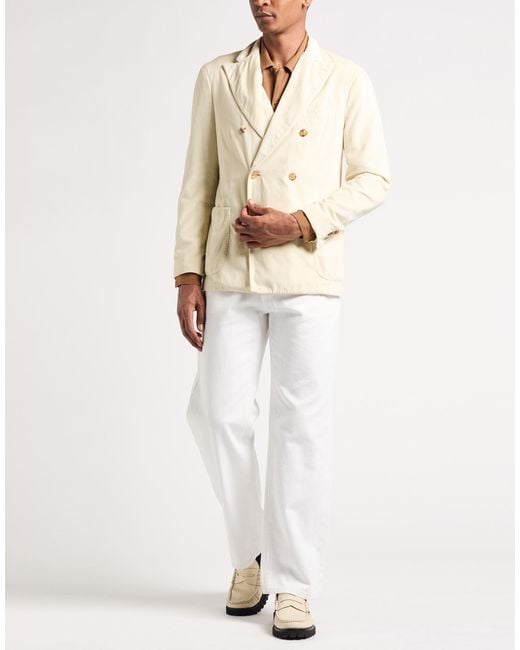 Boglioli Natural Blazer Cotton for men