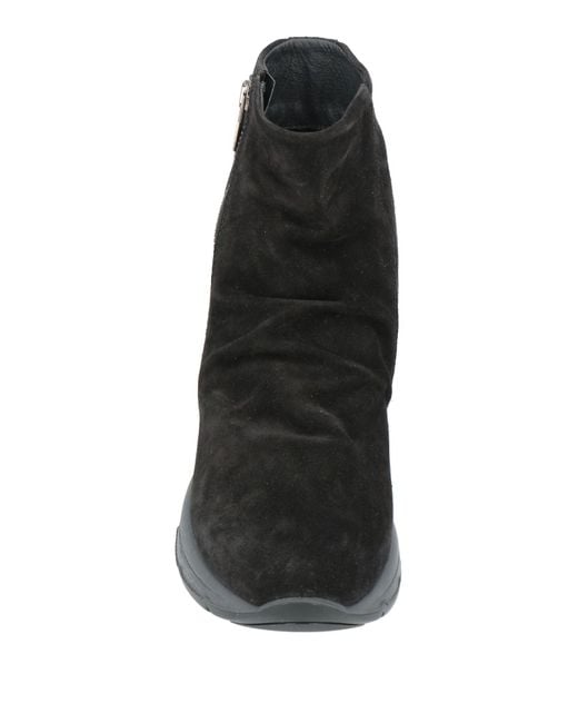Igi&co Black Ankle Boots Leather