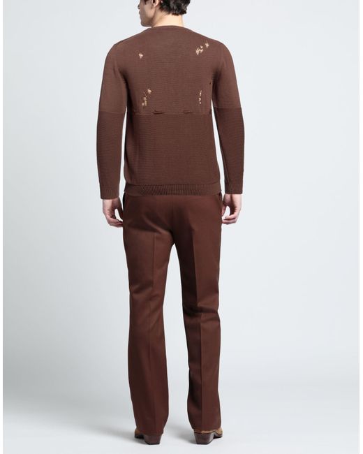 Daniele Alessandrini Brown Sweater for men