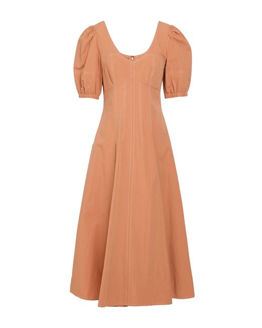 Twinset Brown Midi Dress