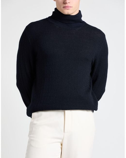 Brooksfield Blue Turtleneck for men
