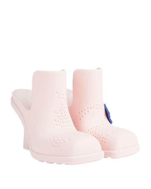 Burberry Pink Mules & Clogs Rubber
