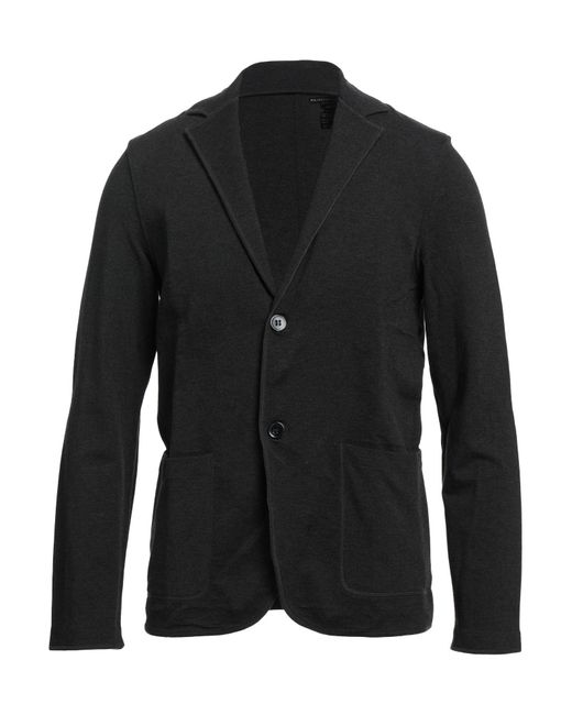 Majestic Filatures Black Suit Jacket for men