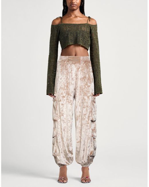 DISCLAIMER Natural Pants Polyester, Elastane