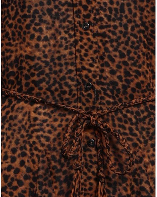 JADICTED Brown Midi-Kleid