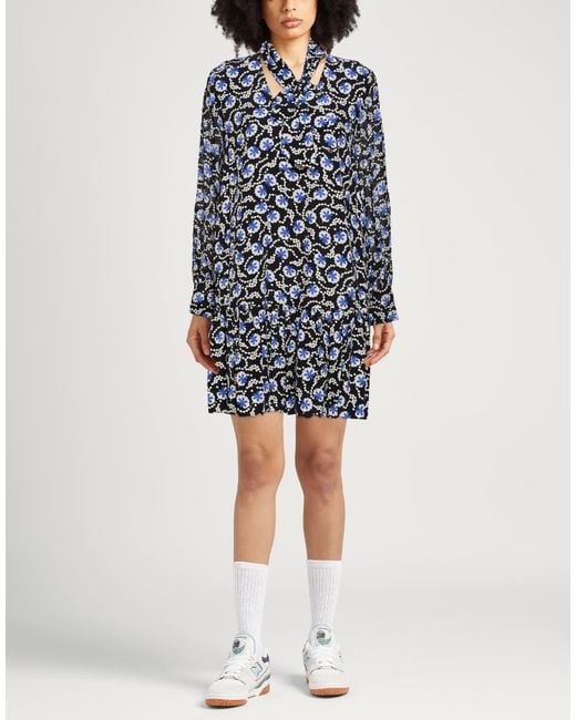 Diane von Furstenberg Blue Mini Dress