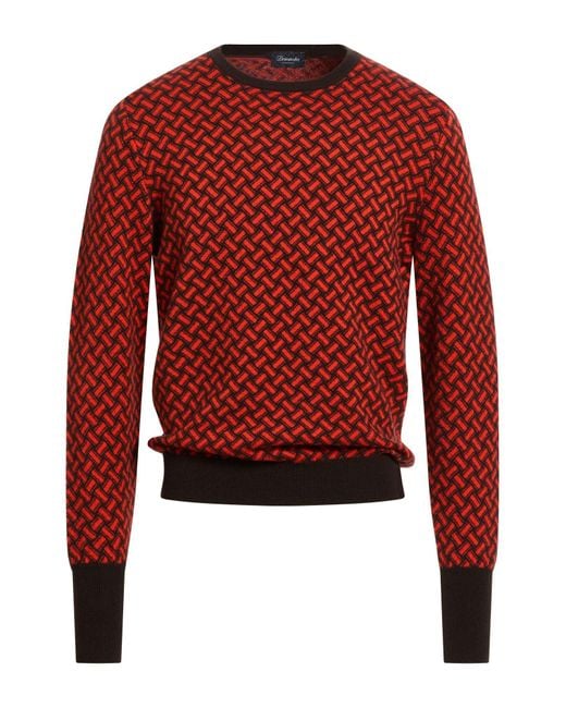 Pullover Drumohr de hombre de color Red