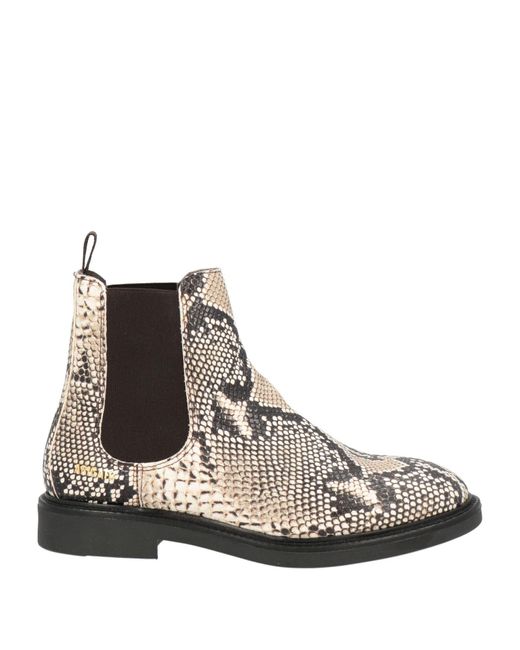 Axel Arigato Brown Ivory Ankle Boots Leather