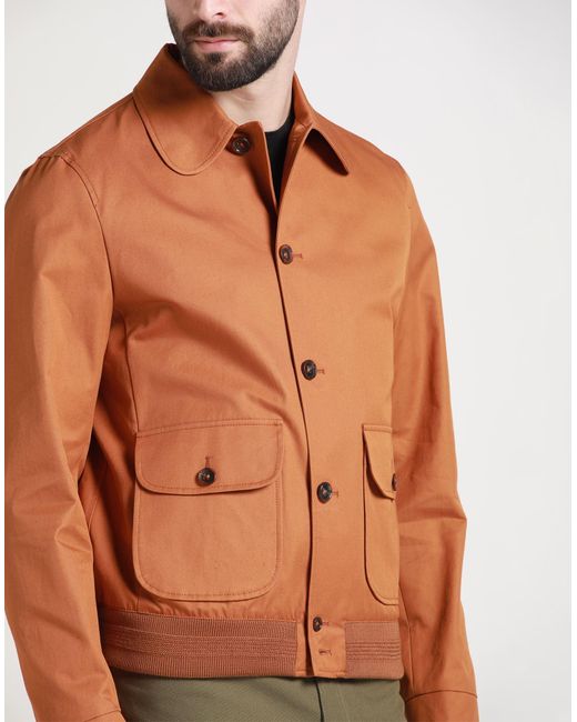 Montedoro Orange Jacket for men