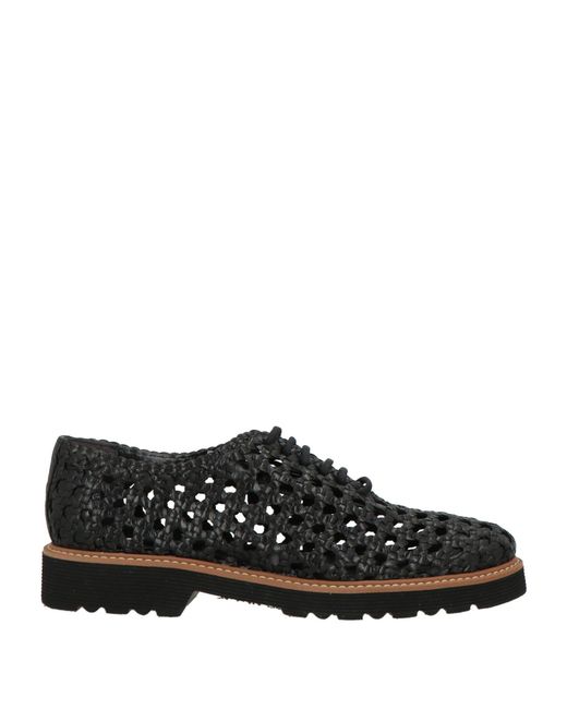 Pons Quintana Black Lace-Up Shoes