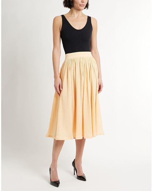Jil Sander Natural Midi Skirt