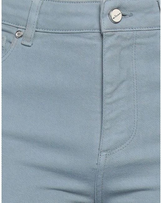 Kiton Blue Pants Cotton, Elastane