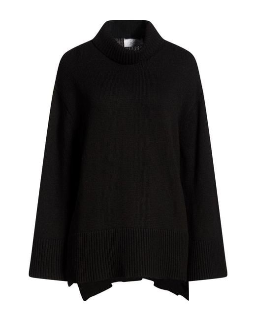 Soallure Black Turtleneck