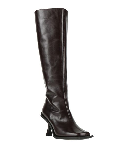 High Black Boot Leather