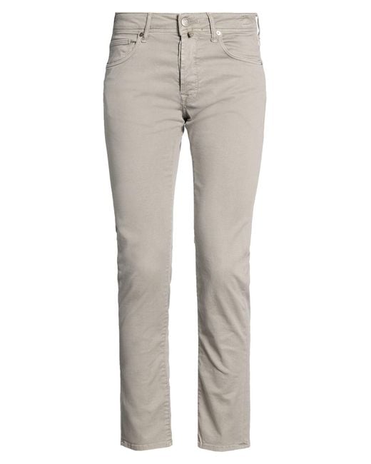 Incotex Gray Division Pants Cotton, Lyocell, Elastane for men