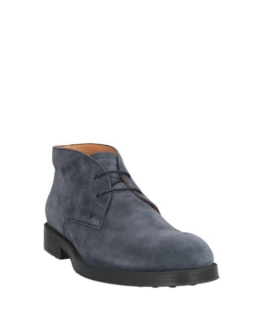 Tod's Blue Ankle Boots for men