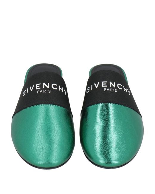 Givenchy Green Mules & Clogs Leather