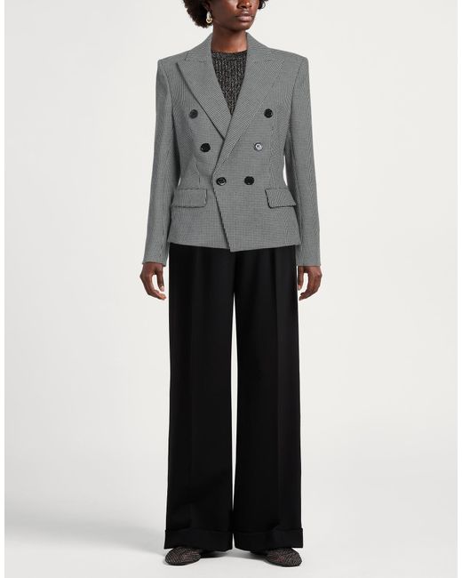 Alexandre Vauthier Gray Blazer Viscose, Wool