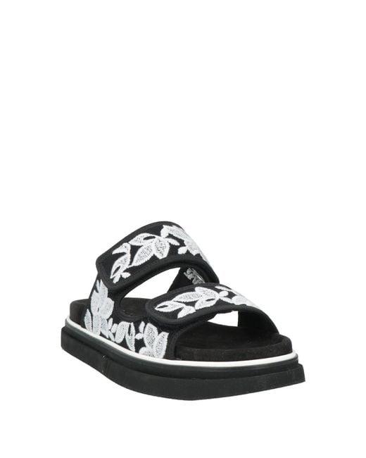 Hogan Black Sandals