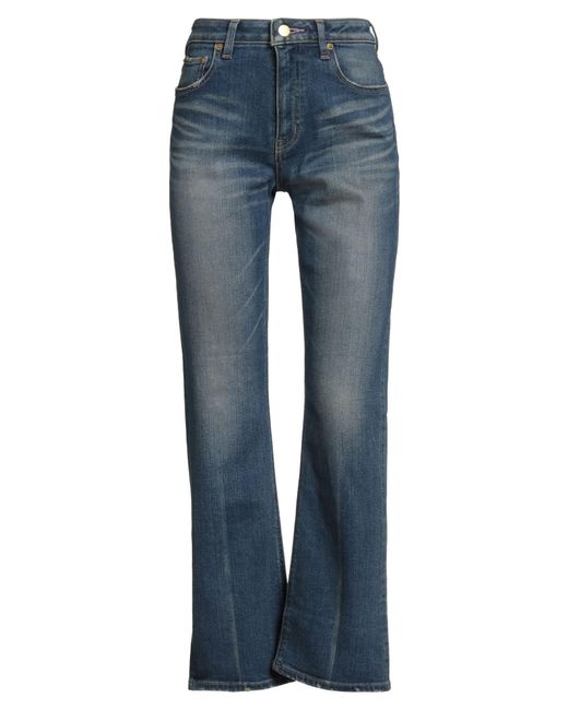 Tu Es Mon Tresor Blue Jeans Cotton, Polyester, Polyurethane