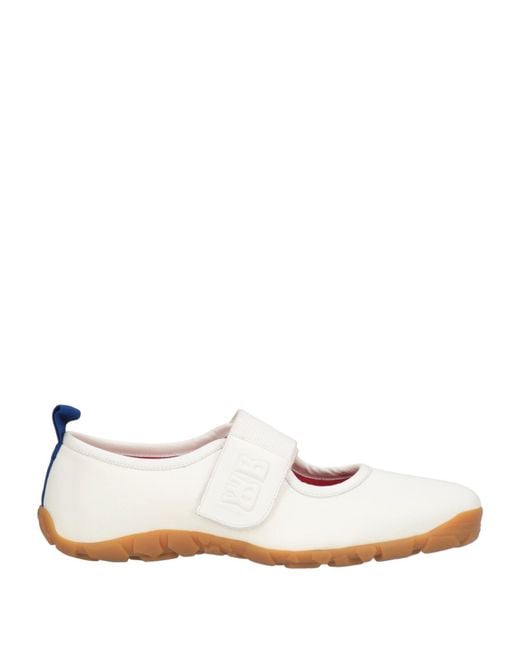 Wales Bonner White Ballet Flats