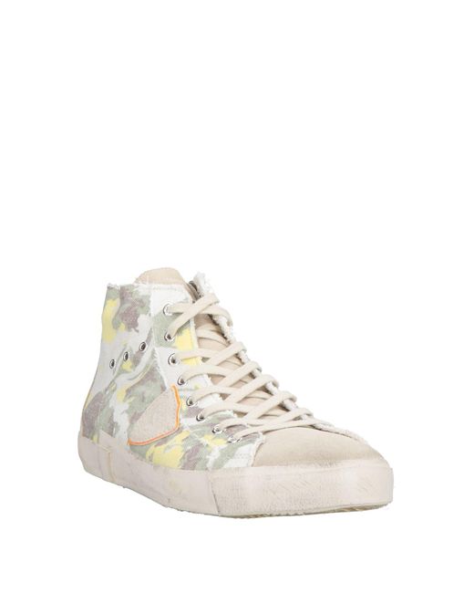 Sneakers di Philippe Model in Natural da Uomo