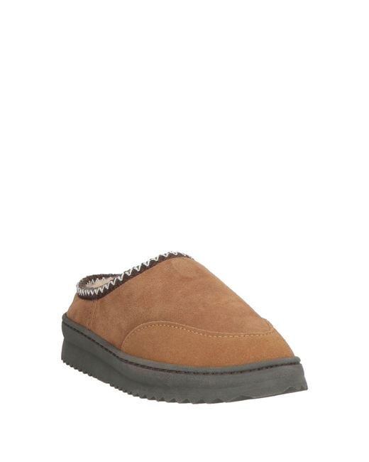 EMU Brown Tan Mules & Clogs Leather