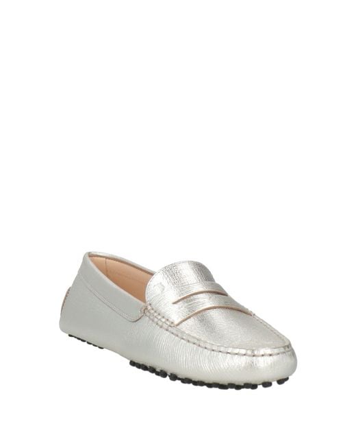 Tod's White Loafers