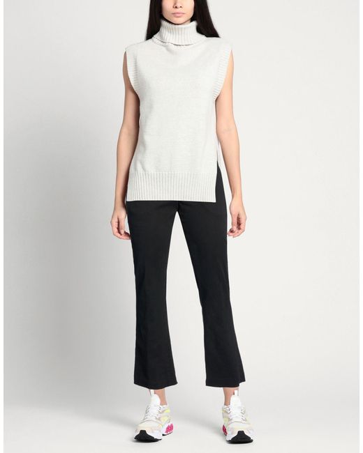 Douuod Black Pants Cotton, Elastane