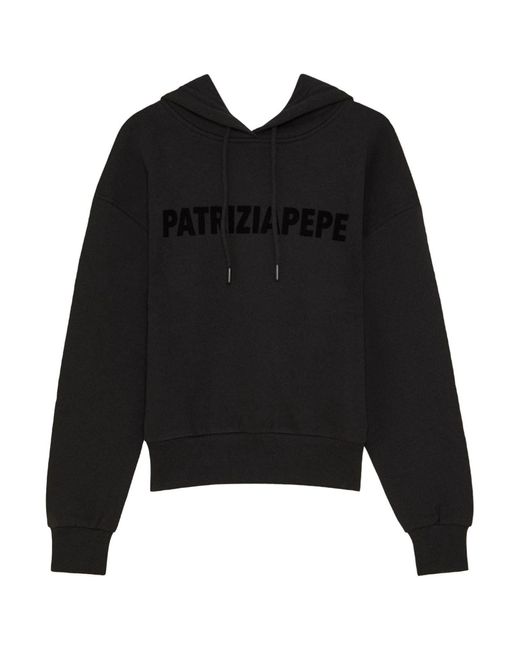 Sweat-shirt Patrizia Pepe en coloris Black
