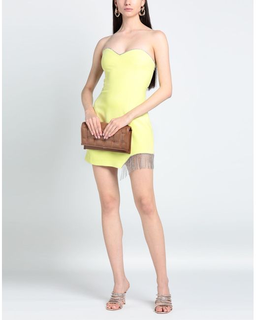 Forte Yellow Mini Dress