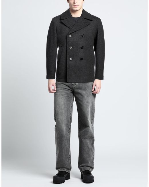 Cappotto di Fay in Black da Uomo