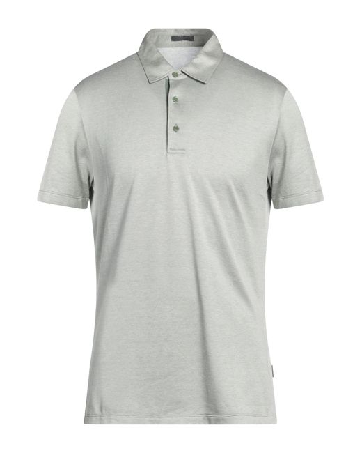 Pal Zileri Gray Polo Shirt for men