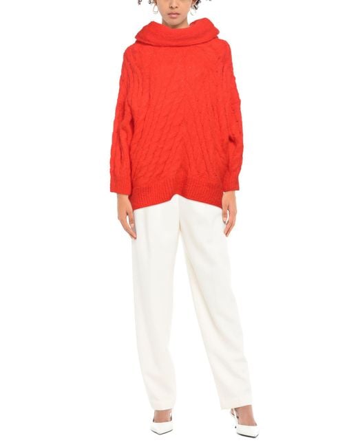 MSGM Red Turtleneck
