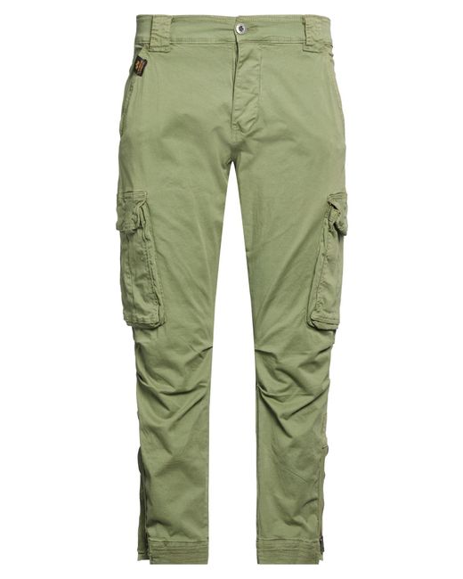 Alpha Industries Green Pants for men