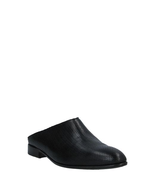 JP/DAVID Black Mules & Clogs Soft Leather