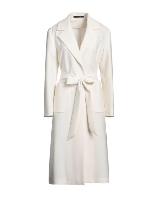 Tagliatore 0205 White Overcoat